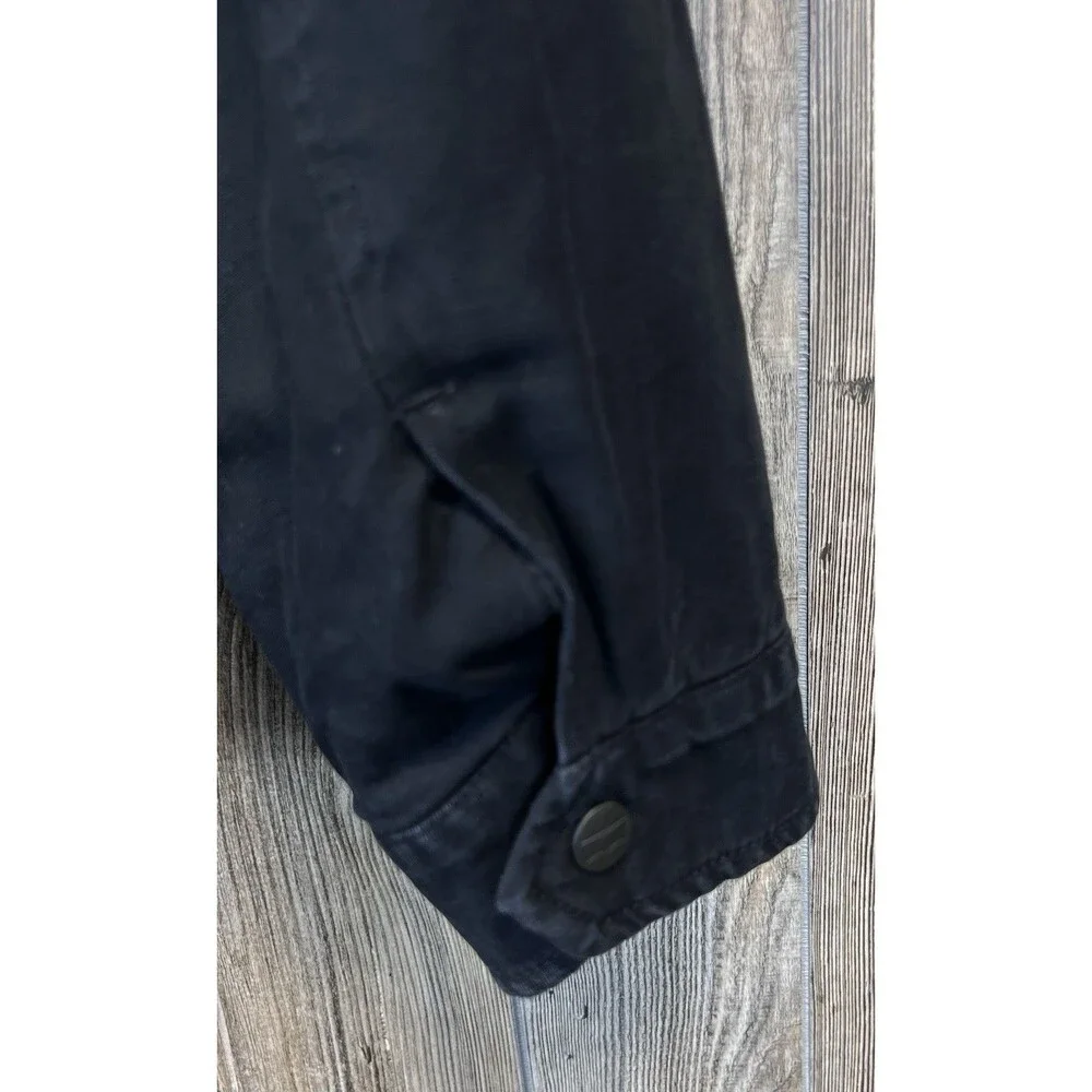 Levi's Jacket Mens M Black Soft Cotton Quilted Lining Casual Utility Casual Work